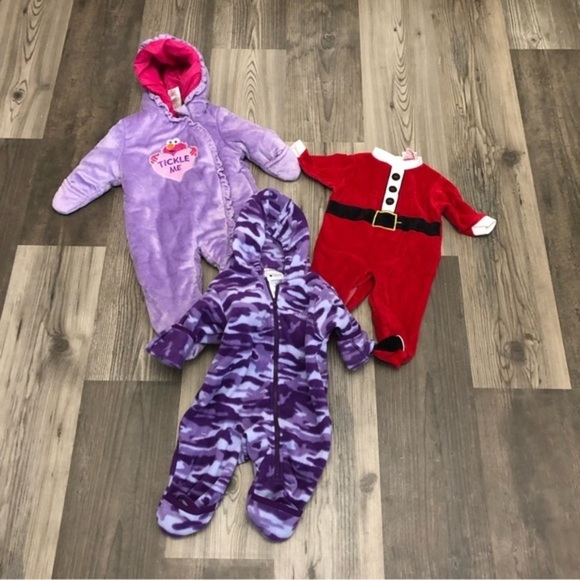 Columbia Other - Columbia Footsies Baby Girls Winter‎ Bundle 6M